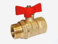 Кран шар. Галлоп 3/4" г/ш бабочка латунь 11Б27П1