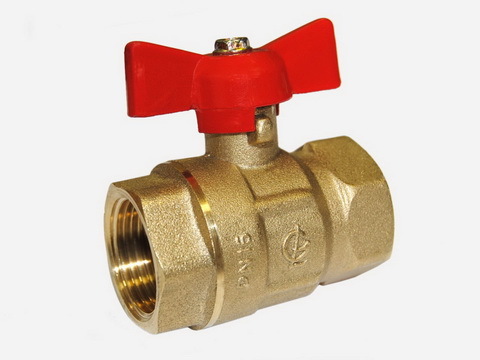 Кран шар. Галлоп 1/2" г/г бабочка 11Б27П1