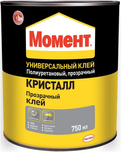 Клей Момент Кристалл прозрачный 750 мл