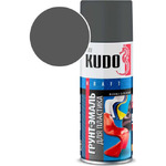 Грунт-эмаль аэрозоль KUDO д/пластика графит 520гр.(6004) (12)