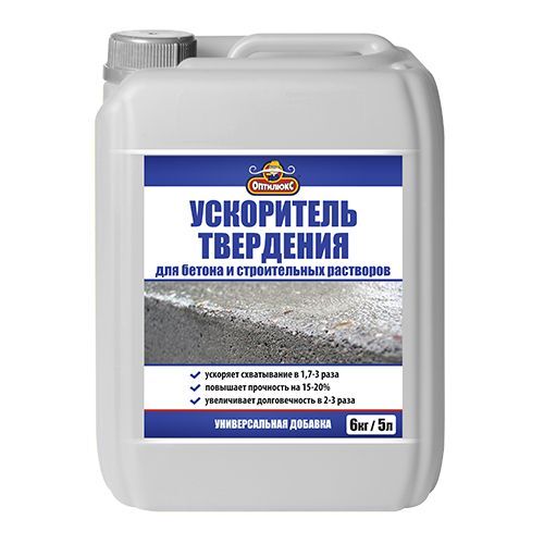 Ускоритель твердения ОптиЛюкс д/бетона 1,2кг/1л ()