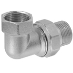 Американка угловая 1/2" никель GF (Ду15)
