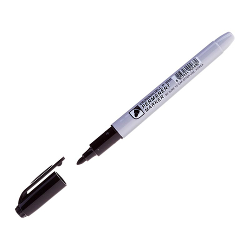 Маркер Crown Multi Marker 2мм пулевидный (черный) (P-505) (207899)