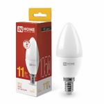Лампа светодиодная IN HOME Свеча-VC-11W 230V 4000K Е-14