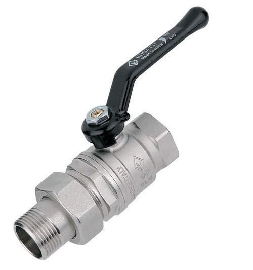 Кран шар. Bugatti американка 1/2" ручка (920)