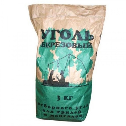 Уголь березовый 3кг (Киров)