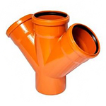Крестовина 160х160х160/45* (Пластфитинг) наружняя (69024)