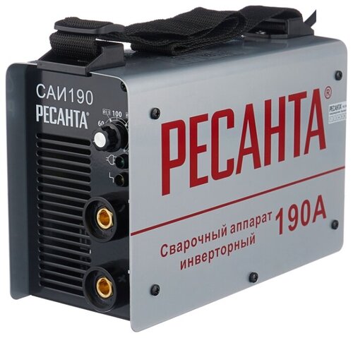Инвертор РЕСАНТА САИ 190 220V-190А D=4-5 мм, 4,7кг