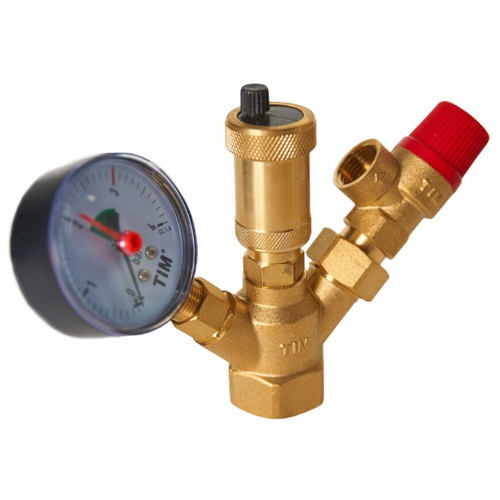 Группа безопасности котла Tim (3 bar, 1") (JH-1024-3)