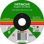 Круг HITACHI / HIKOKI отрезн. по мет. 230х2.5х22 (23025НR)