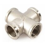 Крестовина прямая 3/4" 4г никель GF