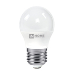 Лампа светодиодная IN HOME ШАР-VC-8W 230V 4000K Е-27 ()