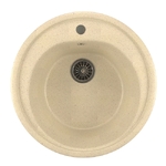 Мойка комп. MIXLINE ML-GM11 круглая (505мм) бежевая 328