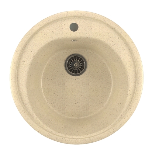 Мойка комп. MIXLINE ML-GM11 круглая (505мм) бежевая 328