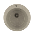 Мойка комп. MIXLINE ML-GM13 круглая (495мм) серая 310