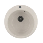 Мойка комп. MIXLINE ML-GM13 круглая (495мм) белая 331