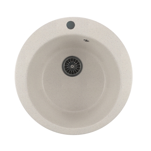 Мойка комп. MIXLINE ML-GM13 круглая (495мм) белая 331