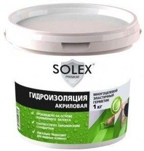Гидроизоляция акриловая SOLEX  1 кг