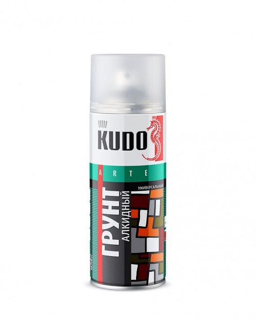 Грунт аэрозоль KUDO белый 520 гр. (2004)