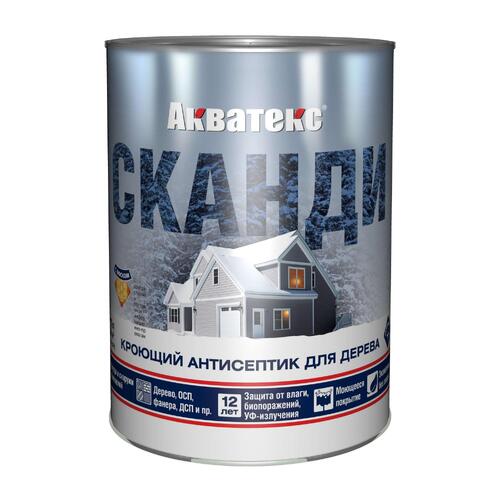 Пропитка по дереву Антисептик АКВАТЕКС Сканди лакрица 0,75л (Рогнеда)