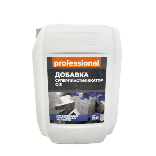 Суперпластификатор C3 д/бетона РС409 5л ТМ "Professional"