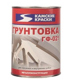 Грунт ГФ-021 серый быстросохнущий  0,9 кг (Краснокамск) (14)