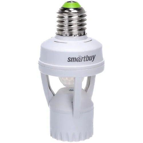 Датчик движения Smartbuy MS-010 в патрон 60W 6м 120гр сбоку+360гр сверху IP20