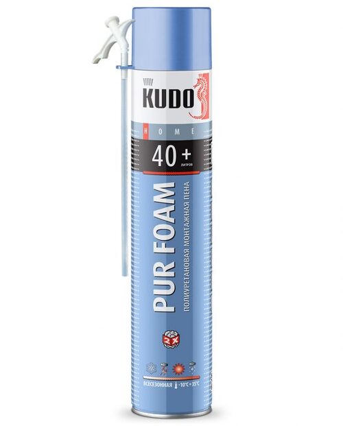 Пена монтажная KUDO Home 40+ 1000 мл всесезонная (12)
