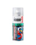 Грунт-эмаль аэрозоль KUDO д/пластика черная 520гр. (6002)