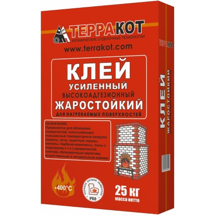Клей усиленный жаростойкий Терракот 5 кг