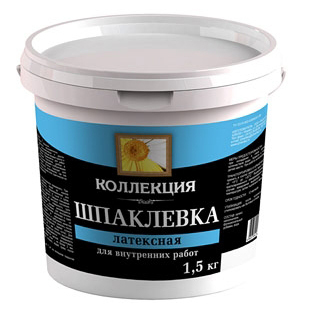 Шпаклёвка латексная  1,5 кг (Ижевск) 12 шт.