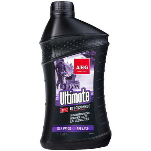 Масло AEG Ultimate 4-т. п/синт. SAE 5W-30API SJ/CF 1л (30621)