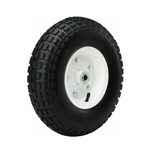 Колесо для тачки пневмо 3.50/4.1-4 D400мм ось 20мм (PR1820)