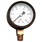 Манометр RR418 1/4" 10bar вертикальный