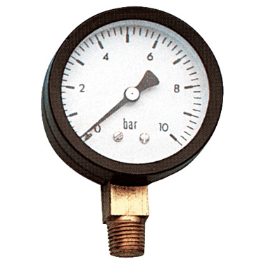 Манометр RR418 1/4" 10bar вертикальный