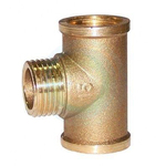 Тройник 1/2" г/ш/г LEXLINE / LD Pride латунь (511770)