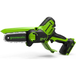 Пила цепная аккумул.GREENWORKS G24MCS10 (24B Li-ion аккум. 2Ah)