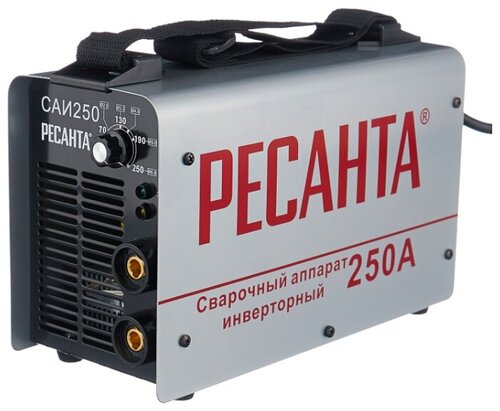 Инвертор РЕСАНТА САИ 250 220V-250А D=4-6 мм, 5кг