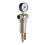 Фильтр Valtec 1/2 г/г самоочищ. с манометром VT389N04 (517242)