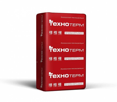 Теплоизоляция ТехноТерм TS 038 Aquastatik мин. плита (1220х610х100) 8/0,59536м3/5,9536м2